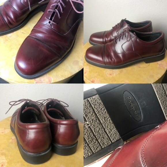 Rockport Other - Rockport Brick Brown Leather Casual Shoes Sz 11